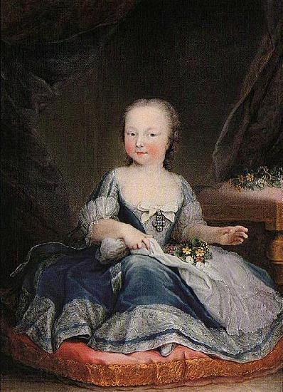 unknow artist Portrait of Princess Maria Felicita of Savoy Norge oil painting art